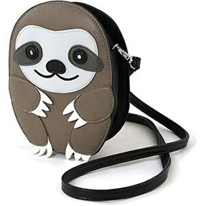 Sleepville‎ Critters Comeco Baby Sloth Crossbody Handbag Vinyl Purse NWT